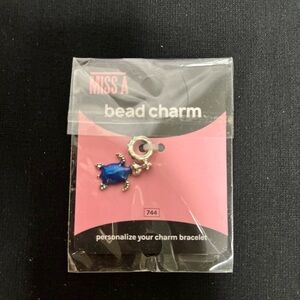 Miss A Blue Bead Charm sea turtle tiny gems